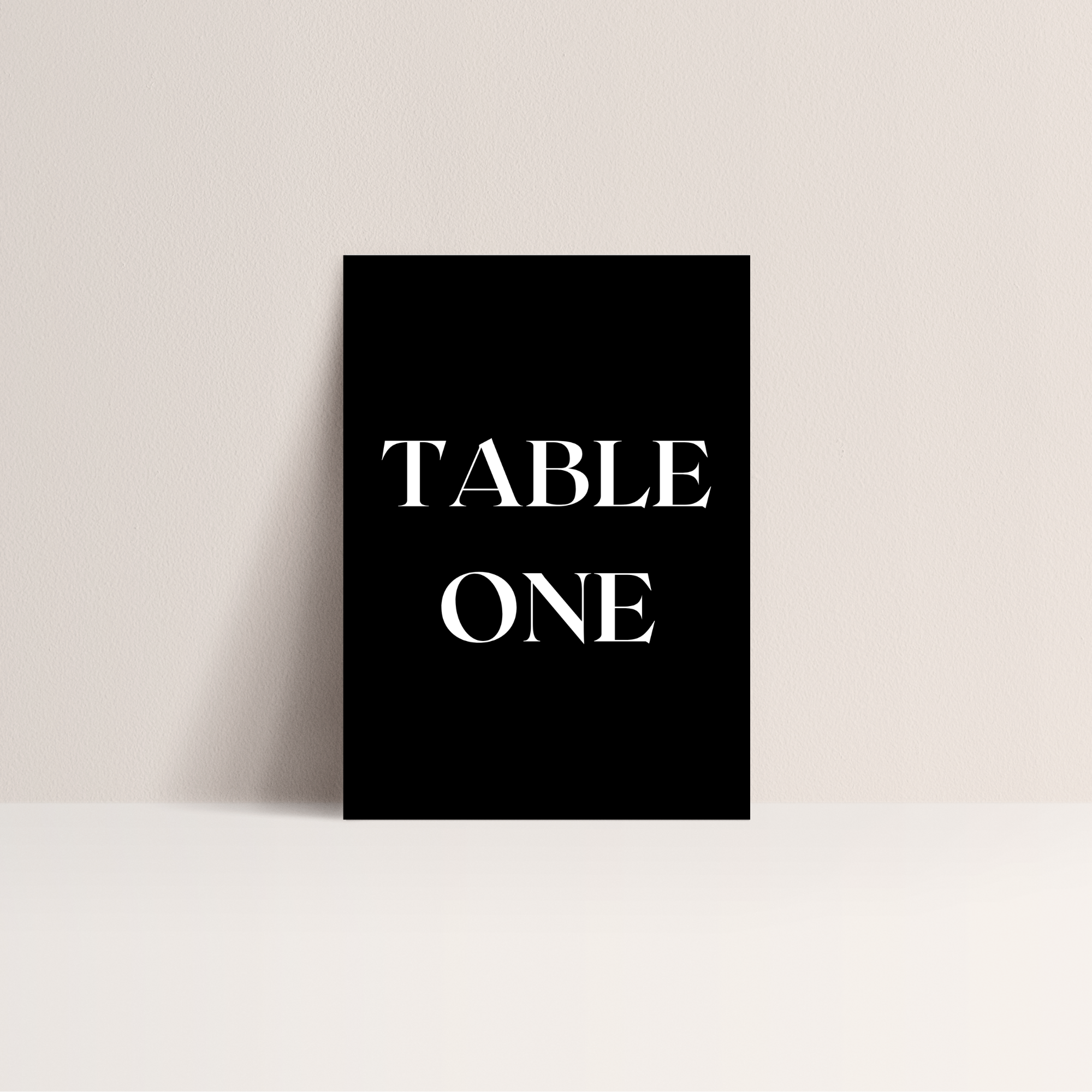 Arya | Table Number