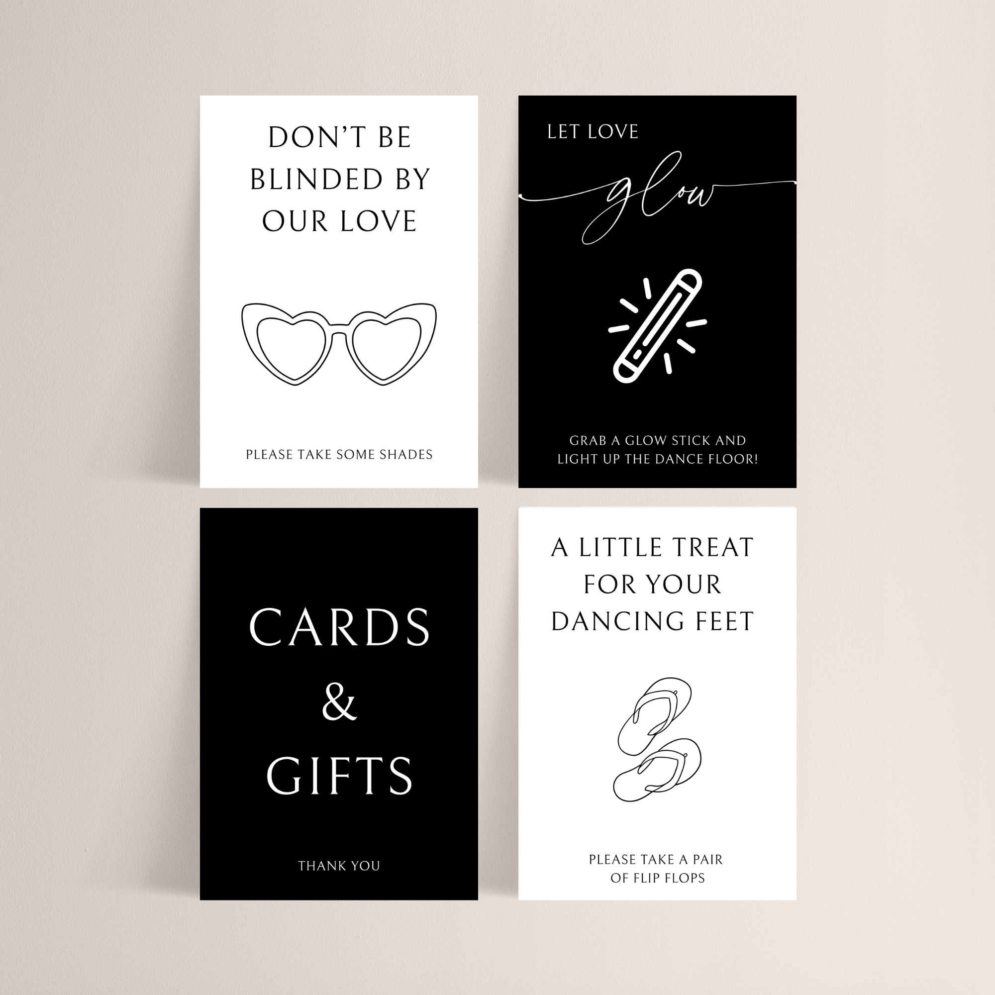 Small decorative signage